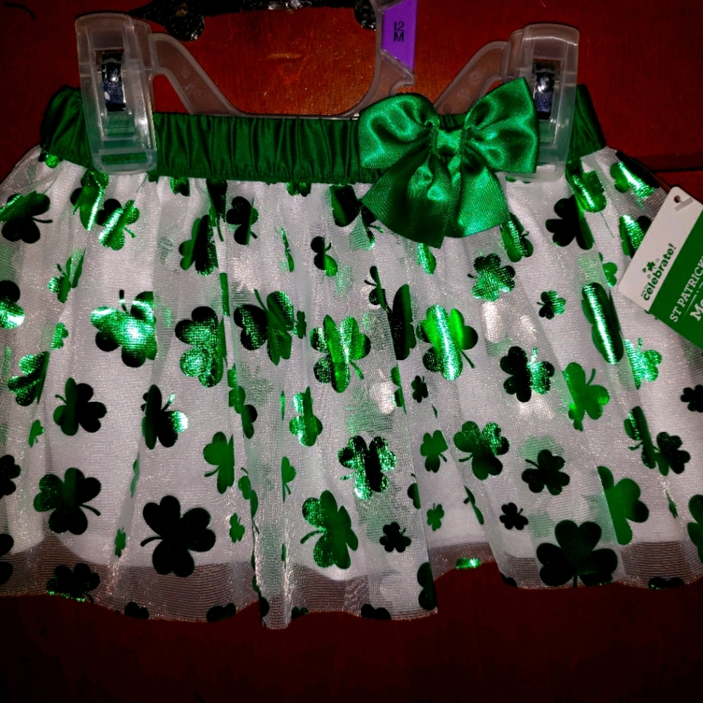 St. Patrick's Day skirt tutu with skort